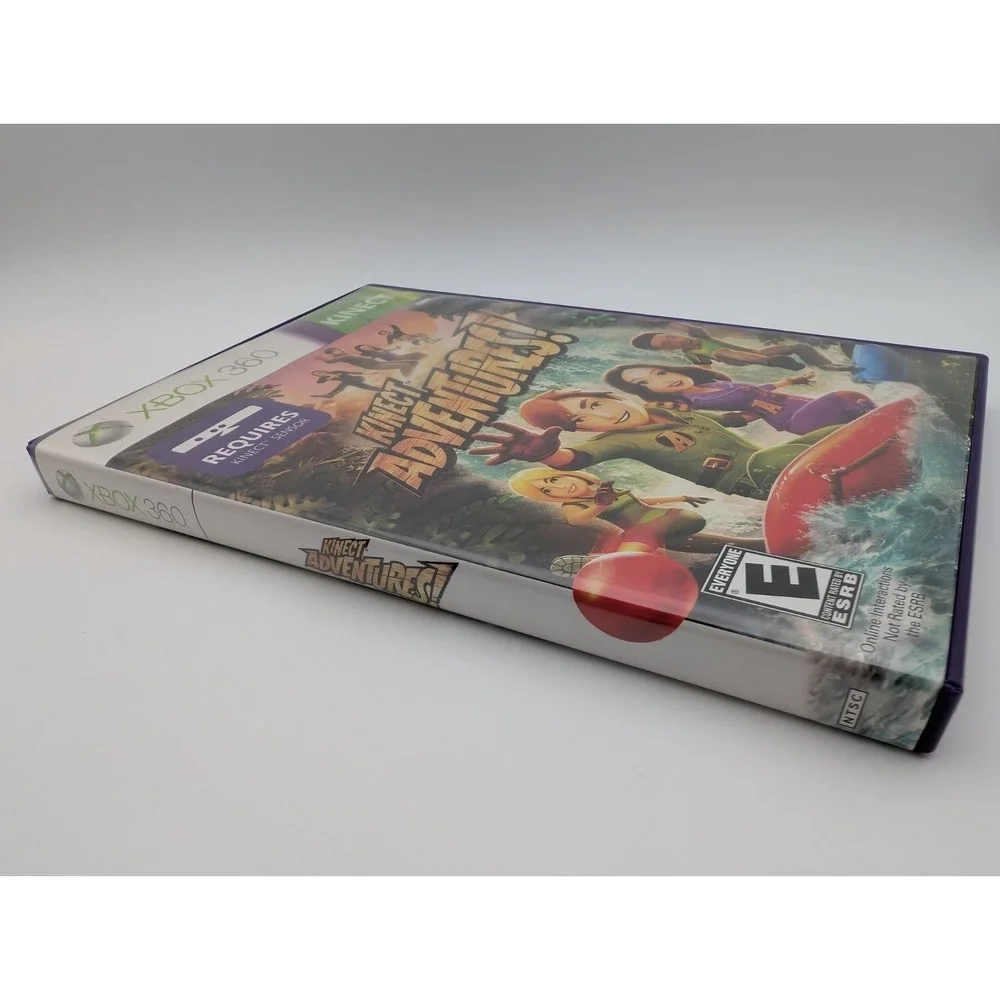 Kinect Adventures (Microsoft Xbox 360, 2010) Complete W/ Inserts CIB‎ Tested